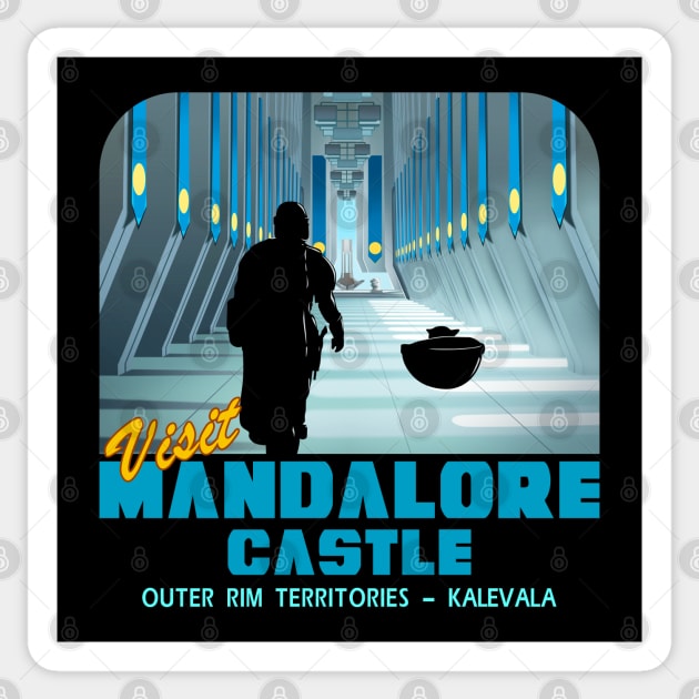 Visit Mandalore Castle Sticker by Scud"